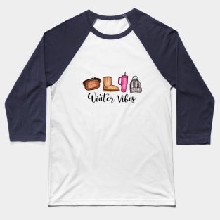 Winter Vibes Baseball T-Shirt